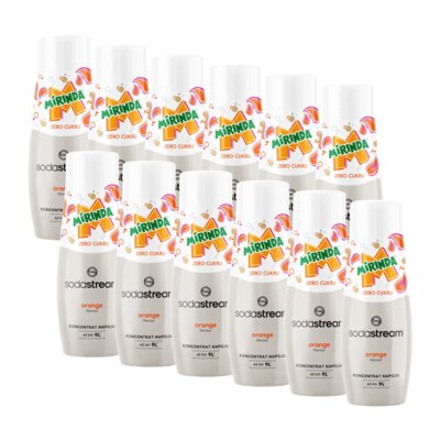 Syrop do saturatorów SODASTREAM Mirinda Orange Zero Cukru 12 x 440 ml