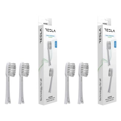 Oryginalna końcówka szczoteczki TESLA Home Premium Biały (4 szt.) (Antybakteryjna)