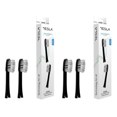 Oryginalna końcówka szczoteczki TESLA Home Premium Czarny (4 szt.) (Antybakteryjna)