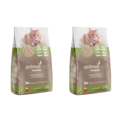 Żwirek dla kota ANIMAX Cats Crushed 2 x 20 L