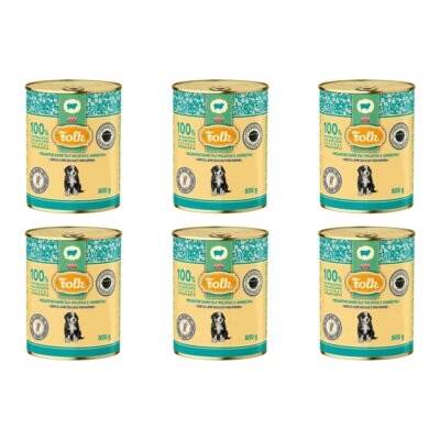 Karma dla psa FOLK Junior Delikatne danie dla malucha z jagnięciną 6 x 800 g