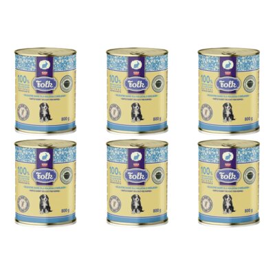 Karma dla psa FOLK Junior Delikatne danie dla malucha z królikiem 6 x 800 g