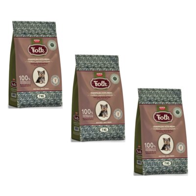 Karma dla psa FOLK Mini Staropolska uczta mięsna z królikiem. jagnięciną i przepiórką 3 x 7 kg