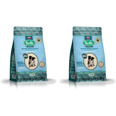 Karma dla psa FOLK Junior Mini Delikatny posiłek dla malucha ze słodkowodnymi rybami 2 x 1.6 kg