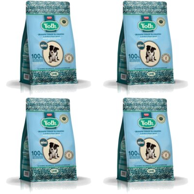Karma dla psa FOLK Junior Mini Delikatny posiłek dla malucha ze słodkowodnymi rybami 4 x 1.6 kg