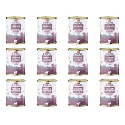 Karma dla psa PUPIL PREMIUM All Meat Adult Jagnięcina 12 x 800 g