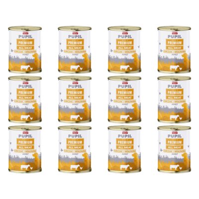 Karma dla psa PUPIL PREMIUM All Meat Adult Kurczak i Wołowina 12 x 800 g