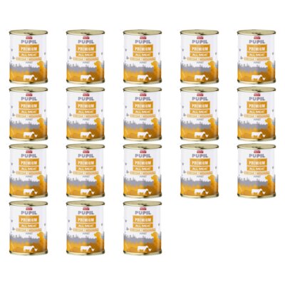 Karma dla psa PUPIL PREMIUM All Meat Adult Kurczak i Wołowina 18 x 800 g