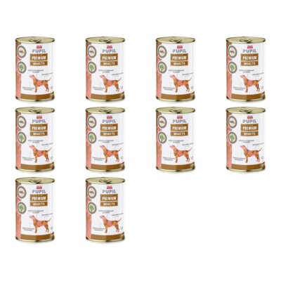 Karma dla psa PUPIL PREMIUM Insects 10 x 400 g