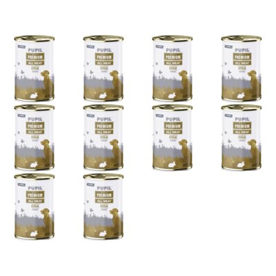 Karma dla psa PUPIL PREMIUM All Meat Adult Królik 10 x 400 g