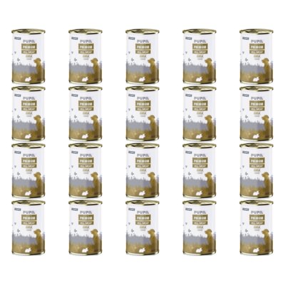 Karma dla psa PUPIL PREMIUM All Meat Adult Królik 20 x 400 g