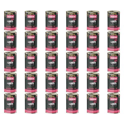 Karma dla psa PUPIL PREMIUM All Meat Gold Wieprzowina 30 x 400 g