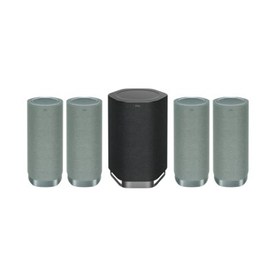 Zestaw Kina Domowego TCL Z100 Zielony (4 szt.)+Z100E SW Czarny (1 szt.) Wi-Fi, Bluetooth, Dolby Atmos, Bezprzewodowe połączenie z TV TCL