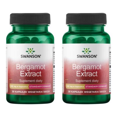 Bergamotka SWANSON Extract (2 x 30 kapsułek)