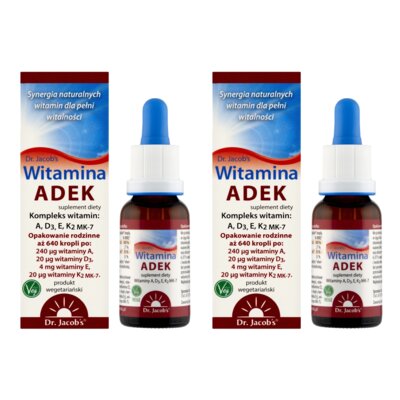 Kompleks witamin DR. JACOB'S ADEK (2 x 20 ml)