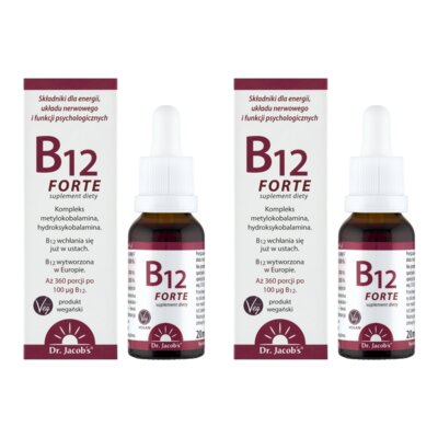 Witamina B12 DR. JACOB'S Forte (2 x 20 ml)