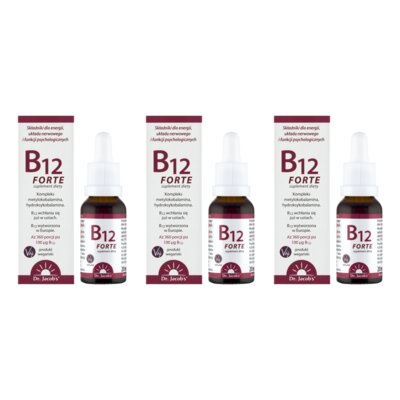 Witamina B12 DR. JACOB'S Forte (3 x 20 ml)