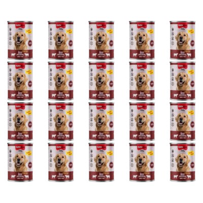 Karma dla psa BUBA BUBAlicious Daily z wołowiną 20 x 400 g