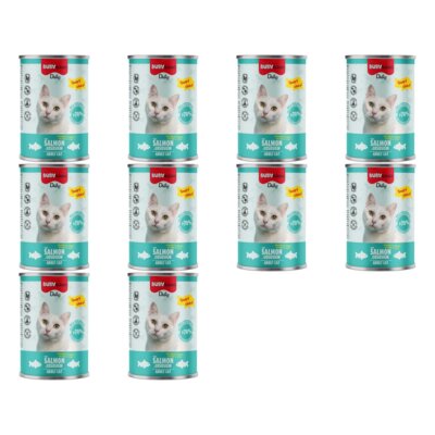 Karma dla kota BUBA BUBAlicious Daily z łososiem 10 x 400 g