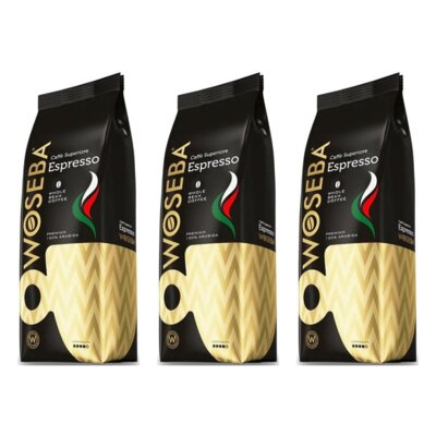 Kawa ziarnista WOSEBA Espresso 3 x 250 g