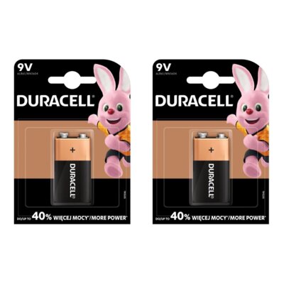 Bateria 6LR61 9V DURACELL Basic (2 szt.)