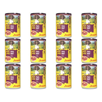 Karma dla psa JOSERA Meatlovers Adult Pure Wołowina 12 x 400 g