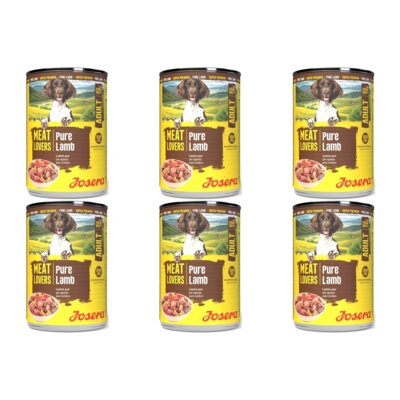 Karma dla psa JOSERA Meatlovers Adult Pure Jagnięcina 6 x 400 g