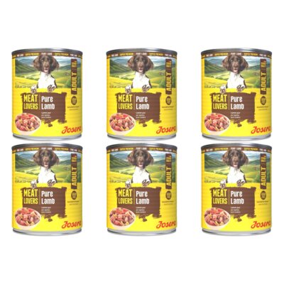 Karma dla psa JOSERA Meatlovers Adult Pure Jagnięcina 6 x 800 g