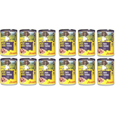 Karma dla psa JOSERA Meatlovers Adult Pure Indyk 12 x 800 g