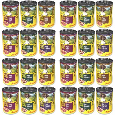 Karma dla psa JOSERA Meatlovers Adult Pure Multipack 24 x 400 g