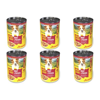Karma dla psa JOSERA Meatlovers Adult Menu Wołowina z ziemniakami 6 x 400 g