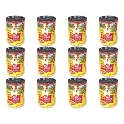 Karma dla psa JOSERA Meatlovers Adult Menu Wołowina z ziemniakami 12 x 400 g