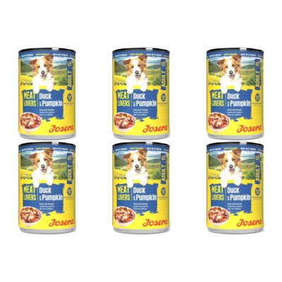Karma dla psa JOSERA Meatlovers Adult Menu Kaczka z dynią 6 x 400 g