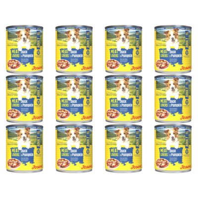 Karma dla psa JOSERA Meatlovers Adult Menu Kaczka z dynią 12 x 800 g