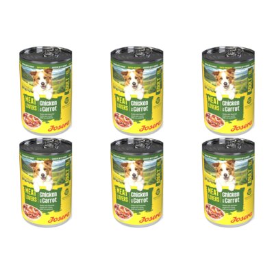 Karma dla psa JOSERA Meatlovers Adult Menu Kurczak z marchewką 6 x 400 g