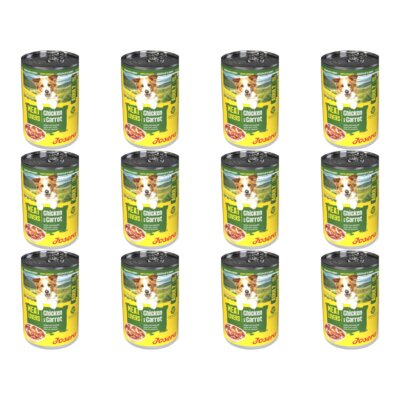 Karma dla psa JOSERA Meatlovers Adult Menu Kurczak z marchewką 12 x 400 g