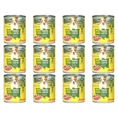 Karma dla psa JOSERA Meatlovers Adult Menu Kurczak z marchewką 12 x 800 g
