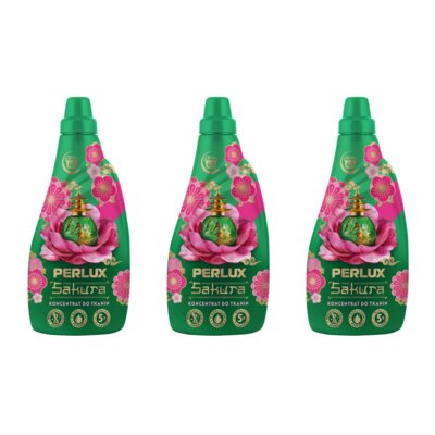 Koncentrat do płukania PERLUX Sakura 3 x 900 ml