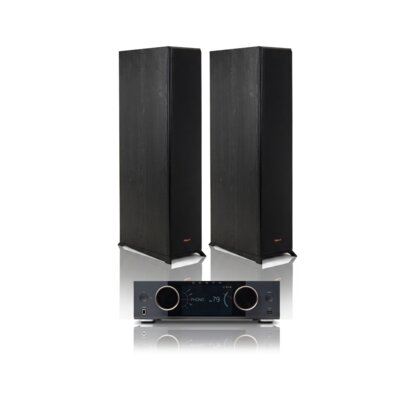 Zestaw Stereo ONKYO ALL IN ONE MUSE Y-50 Czarny +  Kolumny głośnikowe KLIPSCH RP-8000 Czarne (2 szt.) Wi-Fi, Bluetooth, HDMI ARC