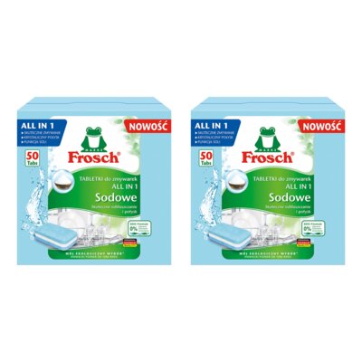 Tabletki do zmywarki FROSCH All in 1 Sodowe - 100 szt.