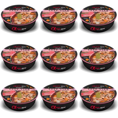 Karma dla psa ALPHA SPIRIT Real Food Pork Stew 9 x 280 g