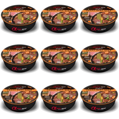 Karma dla psa ALPHA SPIRIT Real Food Beef Stew 9 x 280 g