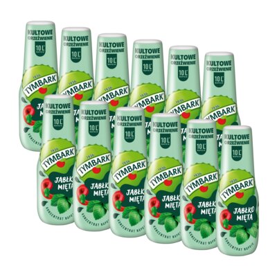 Koncentrat napoju TYMBARK Jabłko-mięta 12 x 500 ml