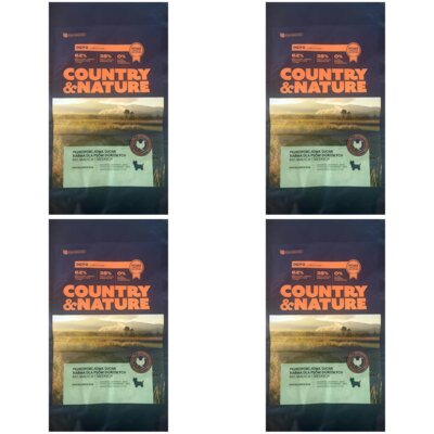 Karma dla psa COUNTRY & NATURE Indyk z warzywami 4 x 9 kg