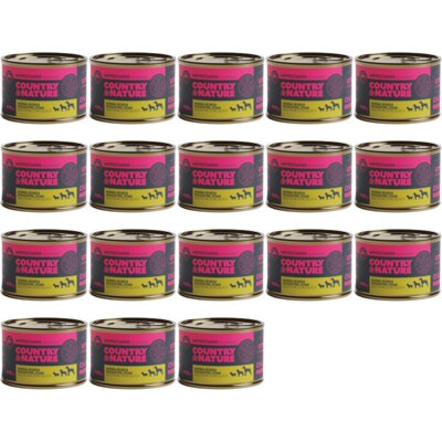 Karma dla psa COUNTRY & NATURE Wieprzowina ze szpinakiem 18 x 410 g