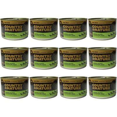Karma dla psa COUNTRY & NATURE Kaczka z burakiem i jabłkiem 12 x 410 g