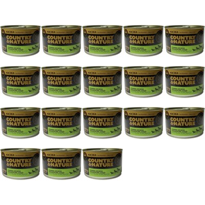 Karma dla psa COUNTRY & NATURE Kaczka z burakiem i jabłkiem 18 x 410 g
