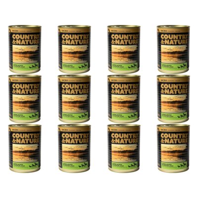 Karma dla psa COUNTRY & NATURE Kaczka z burakiem i jabłkiem 12 x 850 g