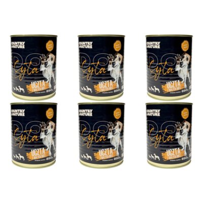Karma dla psa COUNTRY & NATURE Do syta Uczta z białych mięs 6 x 850 g