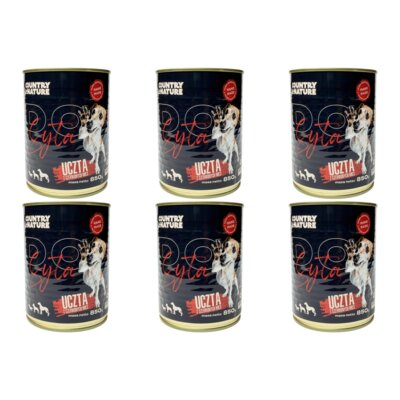 Karma dla psa COUNTRY & NATURE Do syta Uczta z czerwonych mięs 6 x 850 g